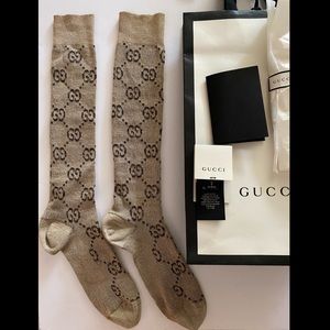Gucci Lamé GG Socks